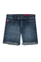 Short Dark Indigo Elastic Lav.Esc.Uro