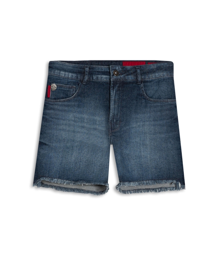 Short Dark Indigo Elastic Lav.Esc.Uro