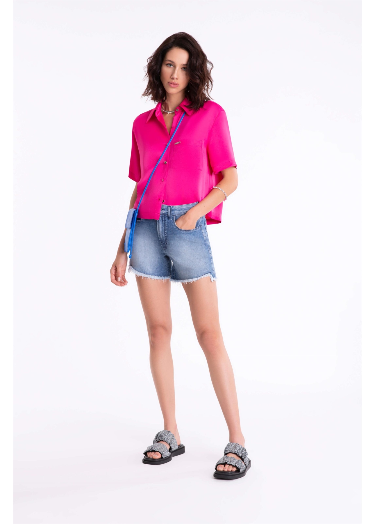 Short Dark Indigo Higher Lolla 1757 - Lav. Medio C/ Used