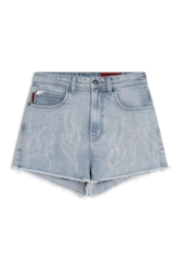 Short Dark Sea Elastic Flames Lav.Claro C/Sky+laser Fog