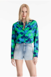 Short Dark Sea Elastic Olivia 1956 - Claro C/ Matiz