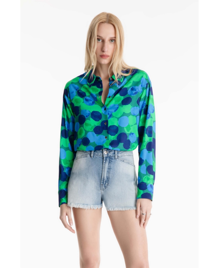 Short Dark Sea Elastic Olivia 1956 - Claro C/ Matiz