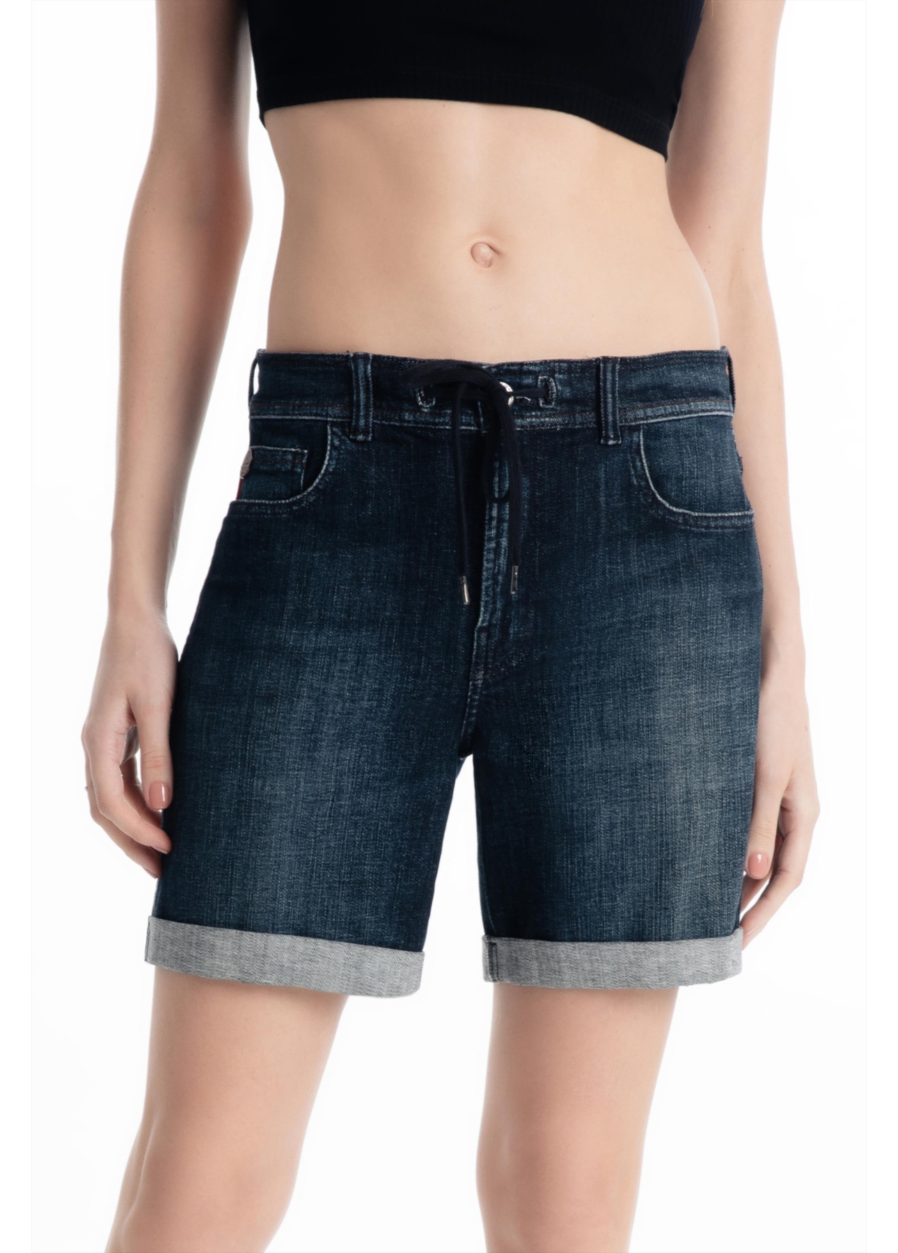 Short  Denim Classic Preppy 1981 Lav. Escuro C/ Used