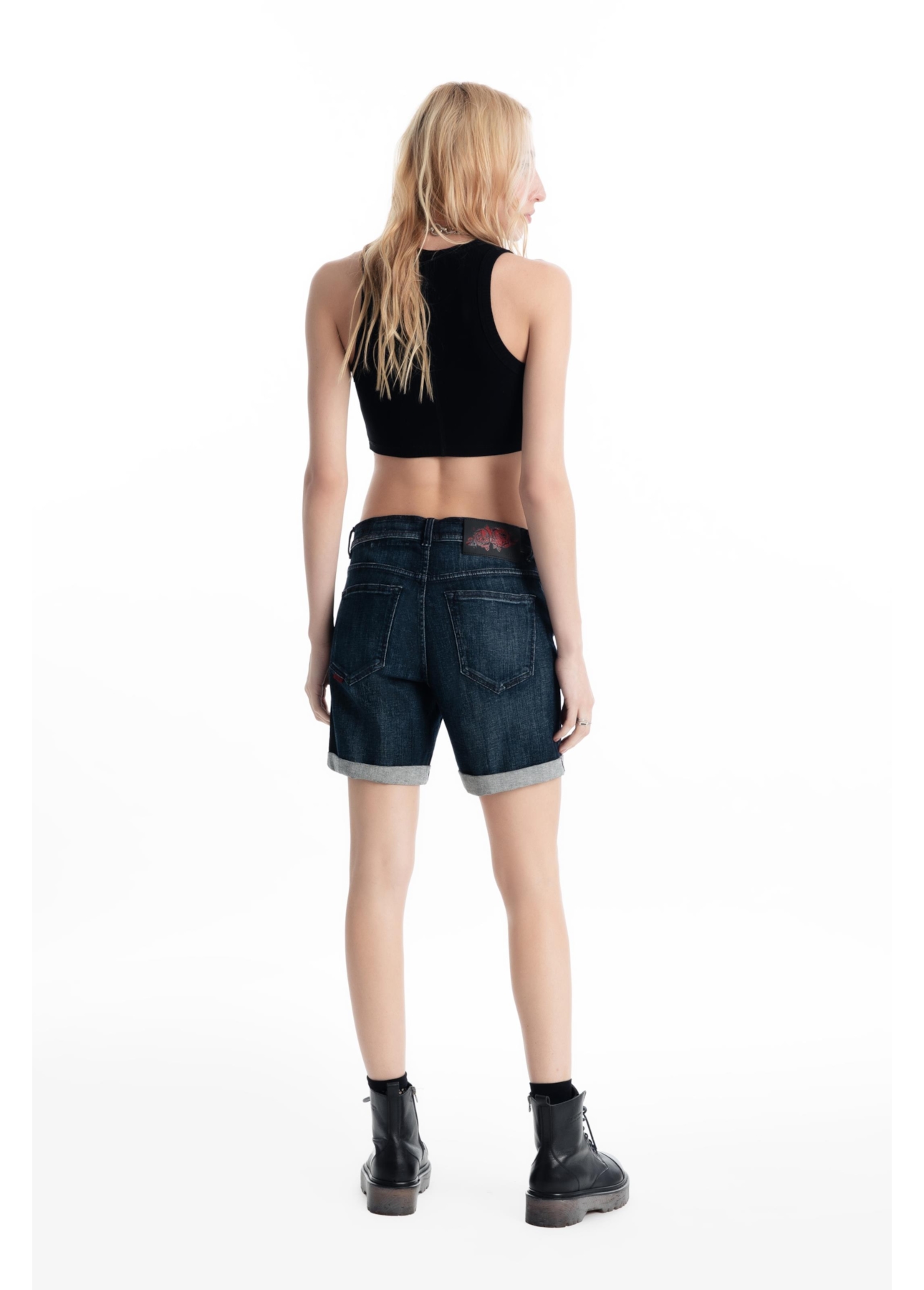 Short  Denim Classic Preppy 1981 Lav. Escuro C/ Used
