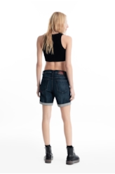Short  Denim Classic Preppy 1981 Lav. Escuro C/ Used