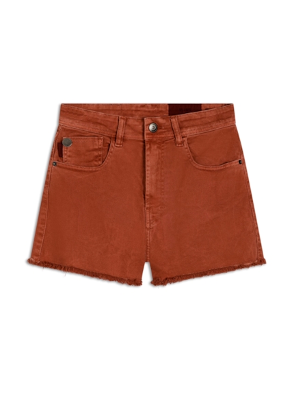 Short Denim Color Boyish Marble Wash Telha Oi23