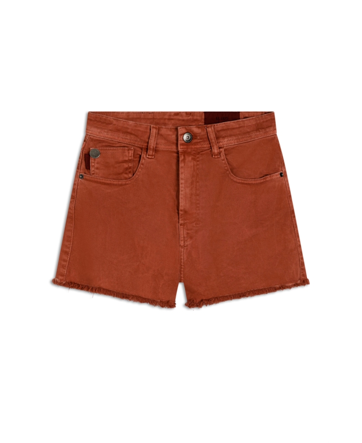 Short Denim Color Boyish Marble Wash Telha Oi23