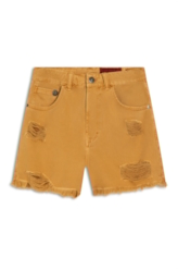 Short Denim Comfort Destroyed Whisky
