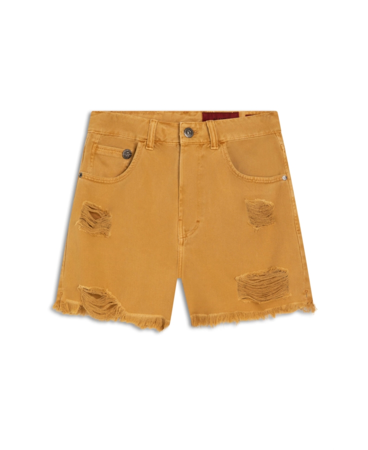 Short Denim Comfort Destroyed Whisky