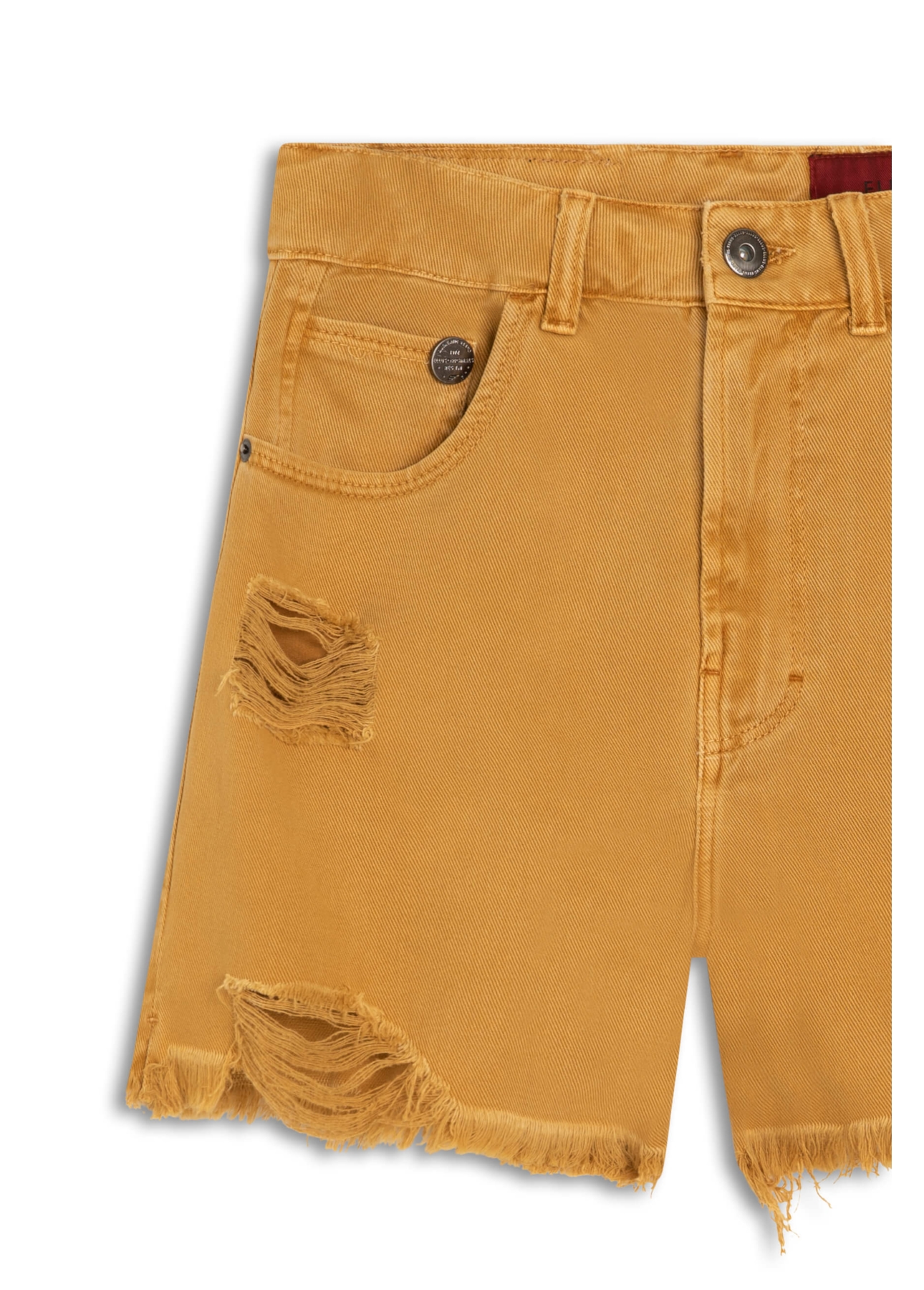 Short Denim Comfort Destroyed Whisky