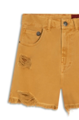 Short Denim Comfort Destroyed Whisky