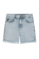 Short  Denim Elastic Clasic Delavê