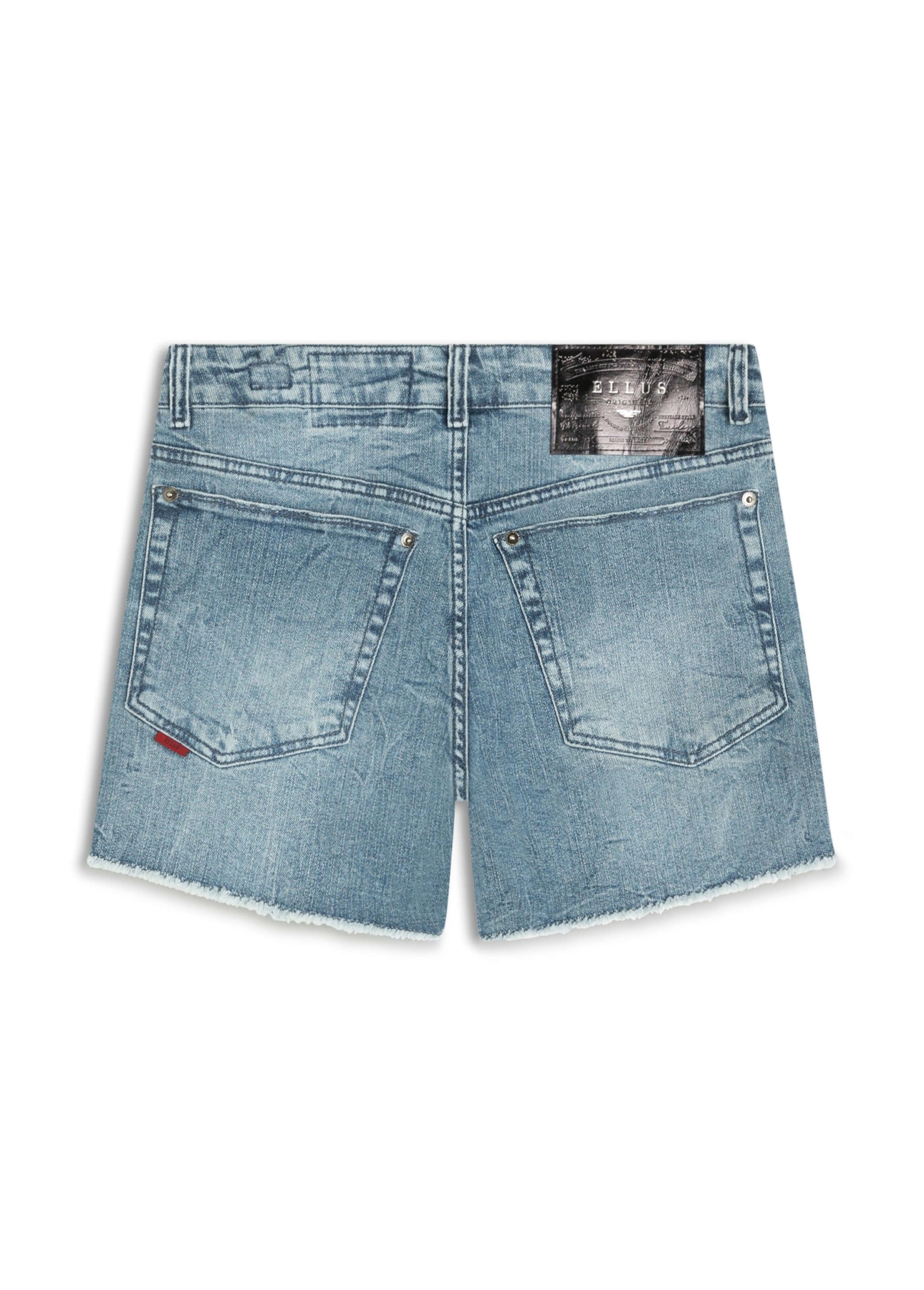 Short  Denim Elastic Lola 2093-Lav.Medio C/Tie Dye