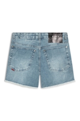 Short  Denim Elastic Lola 2093-Lav.Medio C/Tie Dye