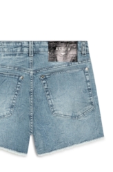 Short  Denim Elastic Lola 2093-Lav.Medio C/Tie Dye