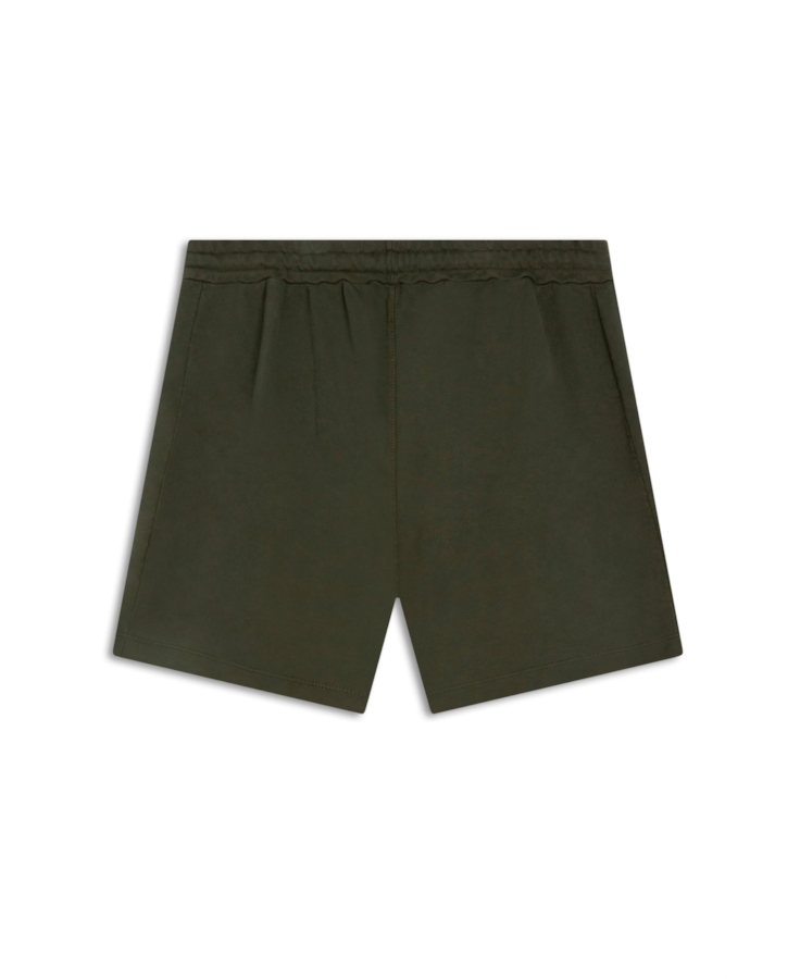 Short Ellus e Asa Washed Verde Militar
