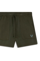 Short Ellus e Asa Washed Verde Militar