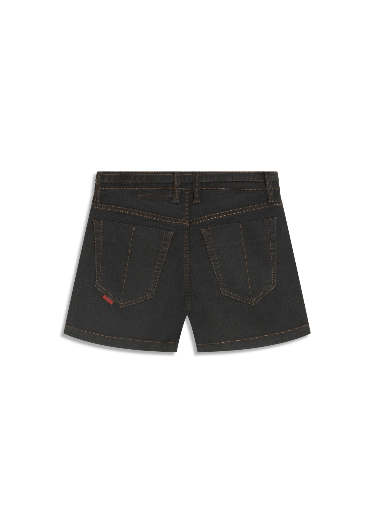 Short First Black Evase Amaciado