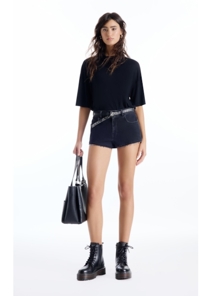 Short First Black Kate 2030 - Lav.Black C/ Luva