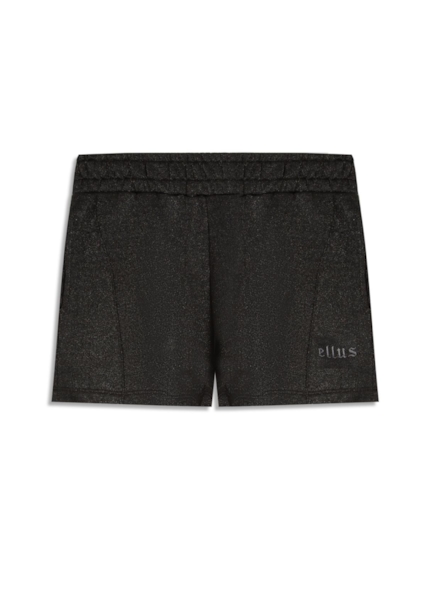 Short Fleece Shine Gothic Preto C/ Prata