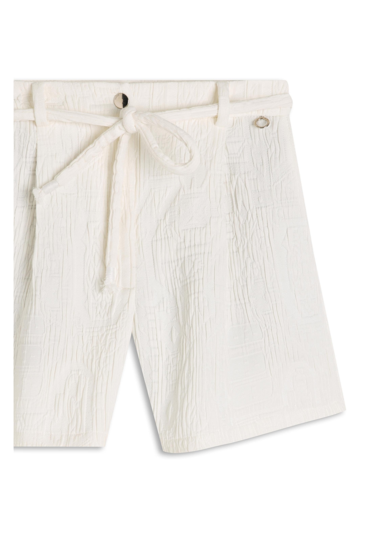 Short Jacquard Off White