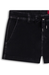Short Jogging Black Preppy Lav. Escura