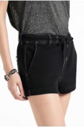 Short Jogging Black Preppy Lav. Escura