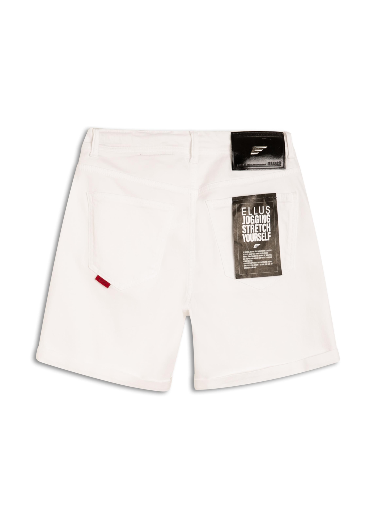 Short Jogging Color Classic Preppy Branco