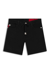 Short Jogging Color Classic Preppy Preto