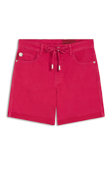Short Jogging Color Classic Preppy Vinho