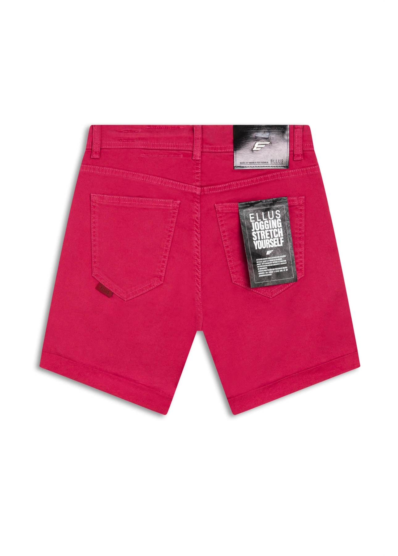 Short Jogging Color Classic Preppy Vinho