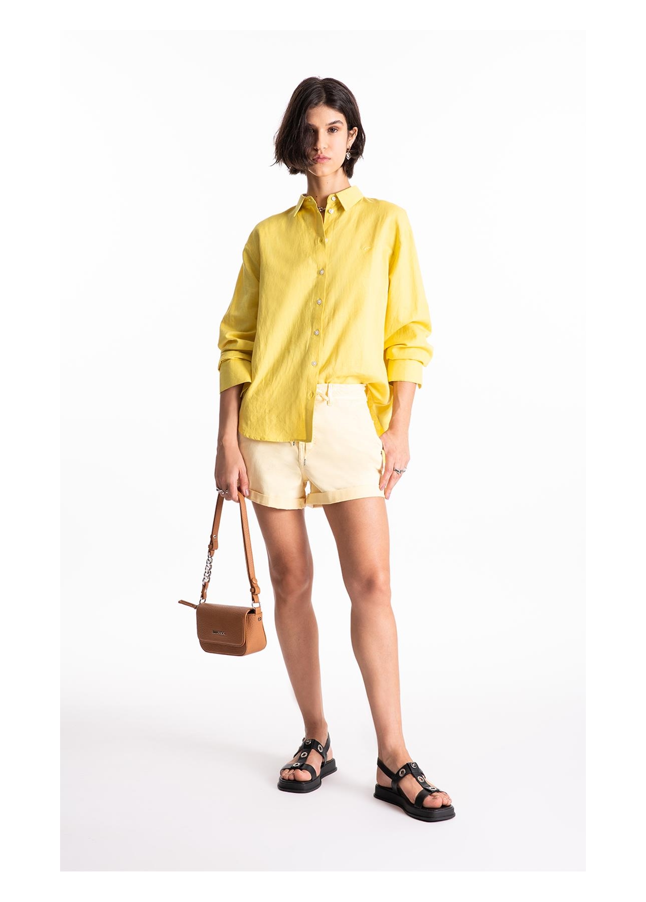 Short Jogging Color Preppy  Amarelo