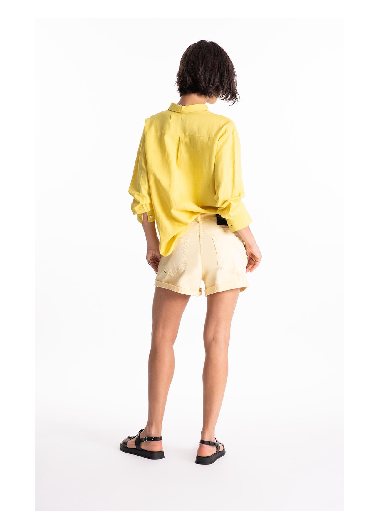 Short Jogging Color Preppy  Amarelo