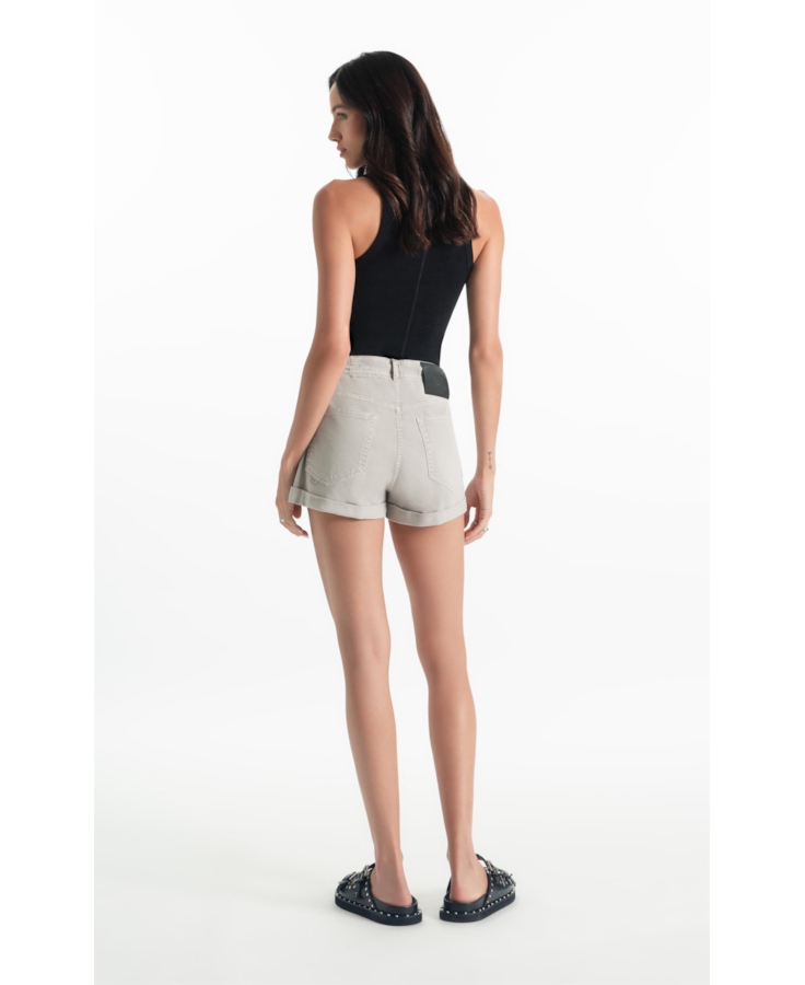 Short Jogging Color Preppy Silver