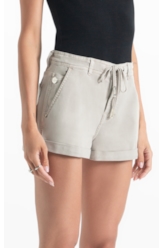 Short Jogging Color Preppy Silver