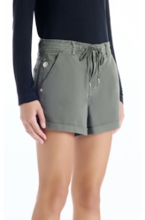 Short Jogging Color Preppy Verde Escuro