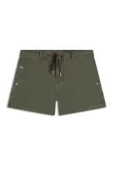 Short Jogging Color Preppy Verde Escuro