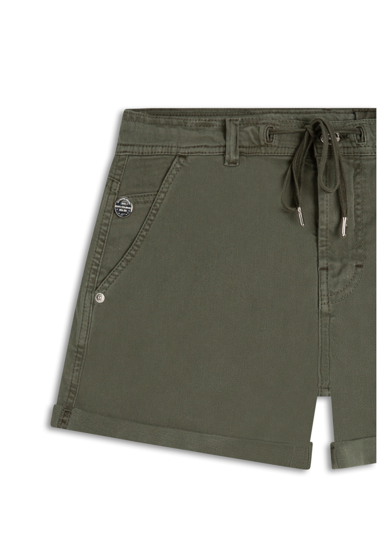 Short Jogging Color Preppy Verde Escuro
