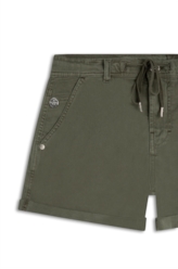 Short Jogging Color Preppy Verde Escuro