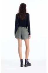 Short Jogging Color Preppy Verde Escuro