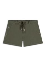 Short Jogging Color Preppy Verde Escuro