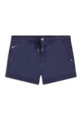 Short Jogging Slim Preppy Purple Blue