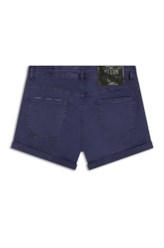 Short Jogging Slim Preppy Purple Blue