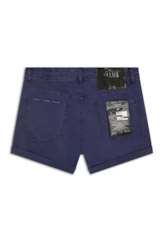 Short Jogging Slim Preppy Purple Blue