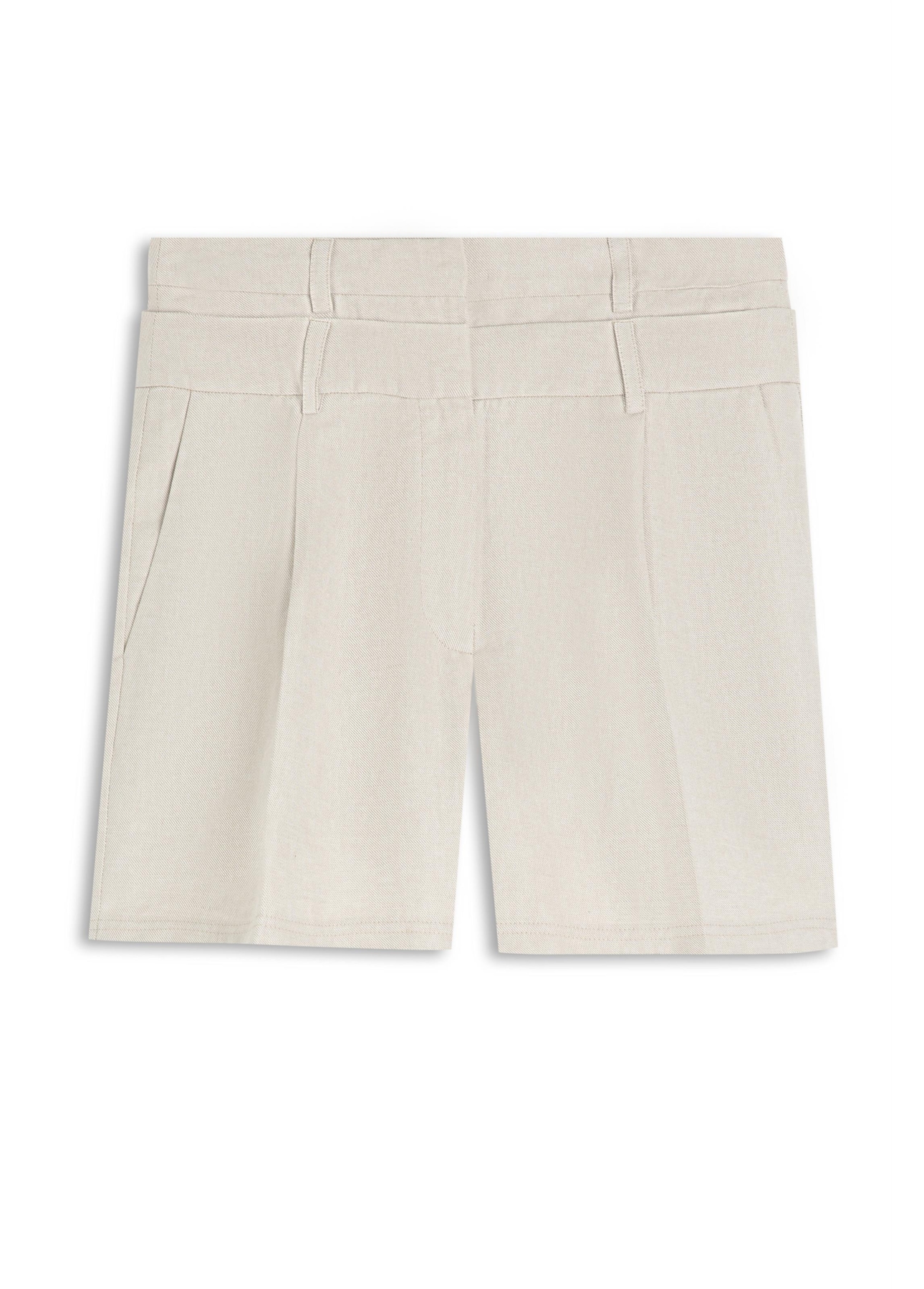 Short Linsar Sarjado Areia