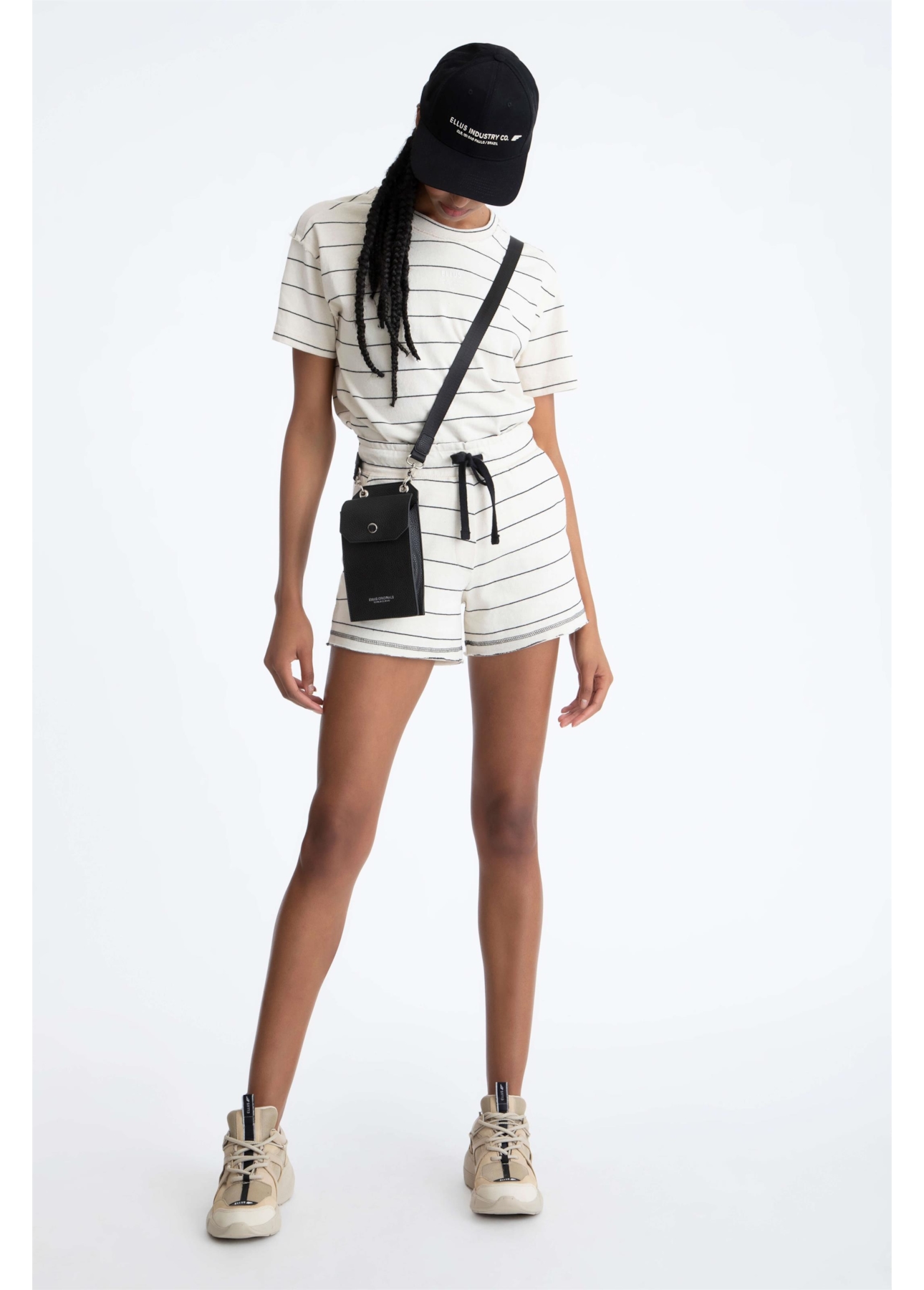 Short Malhão Stripes Off White