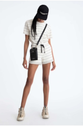 Short Malhão Stripes Off White