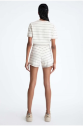 Short Malhão Stripes Off White