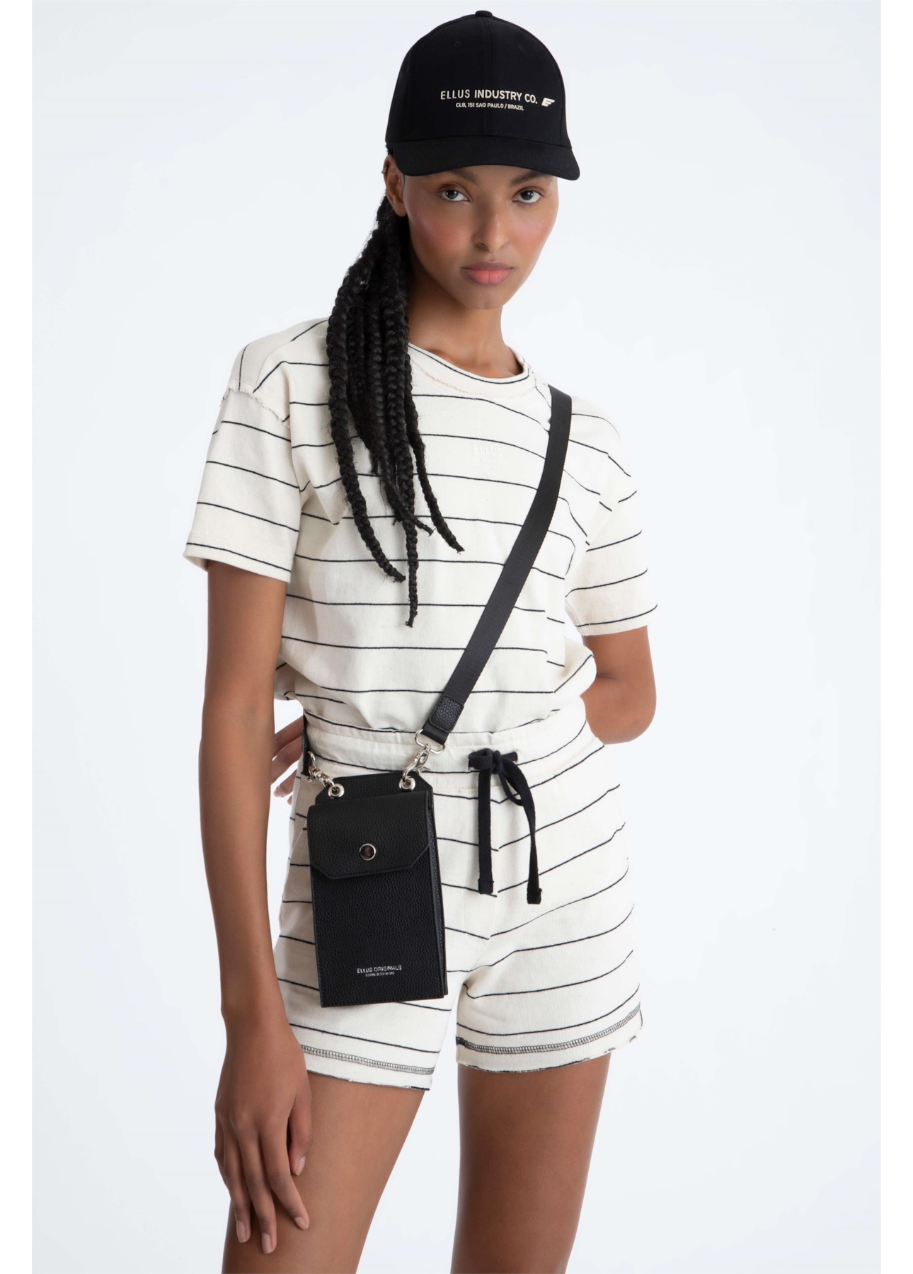 Short Malhão Stripes Off White