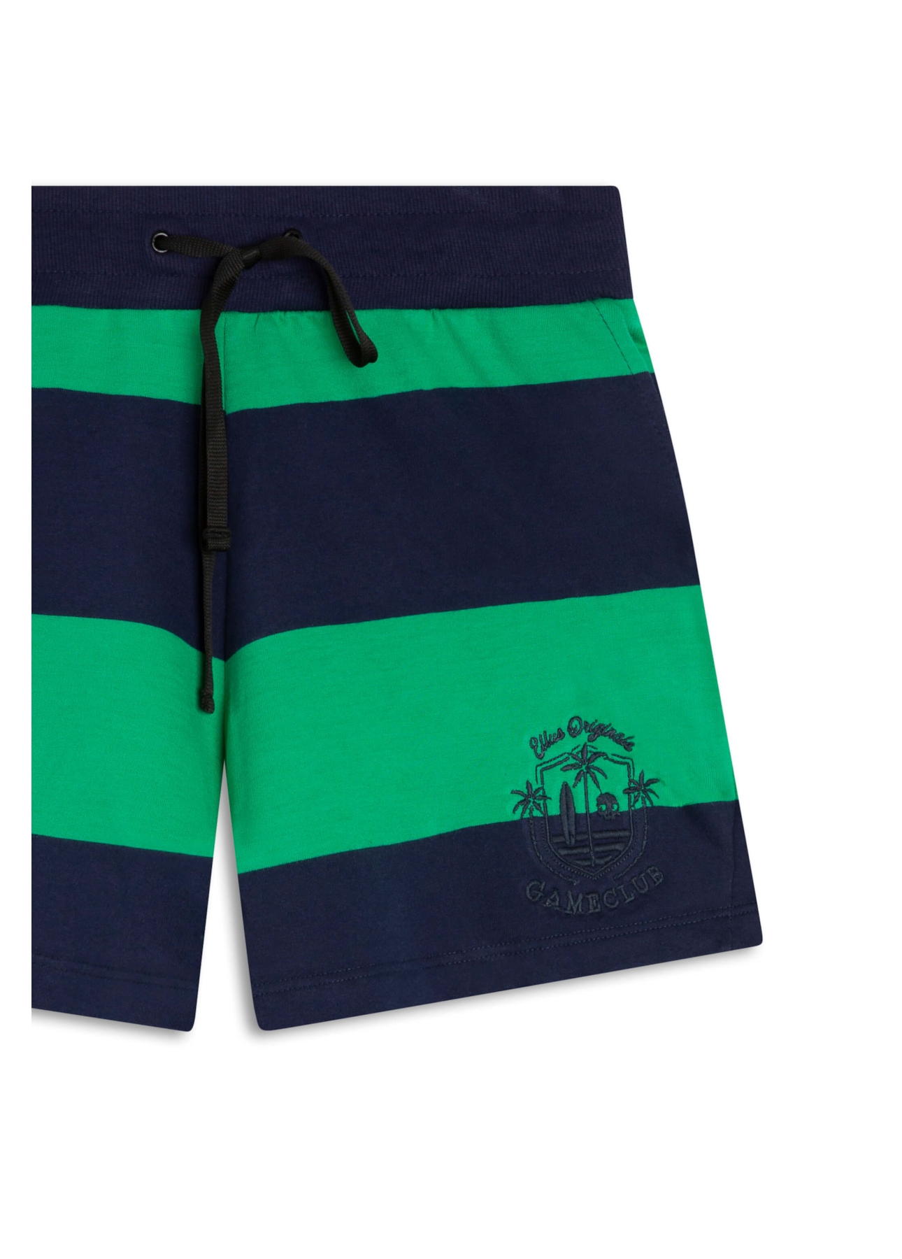 Short Moletinho Striped Honollu Dark Navy